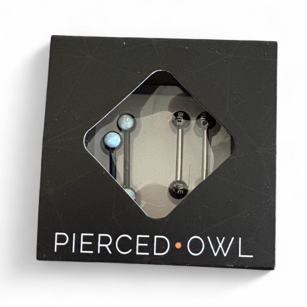Blue and Silver Earrings